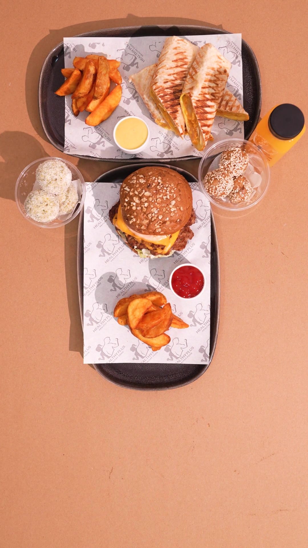 Food and beverage menu reel